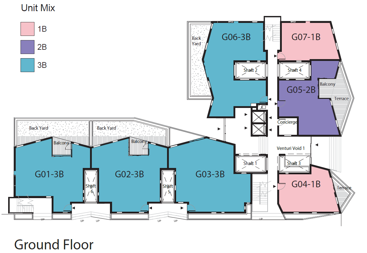 Floor plan for apartment at Kinda