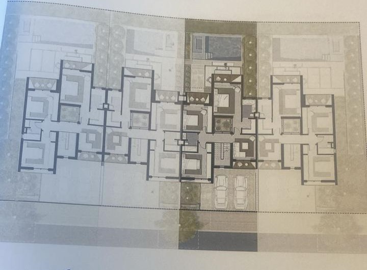 Floor plan for townhouse at Solana East