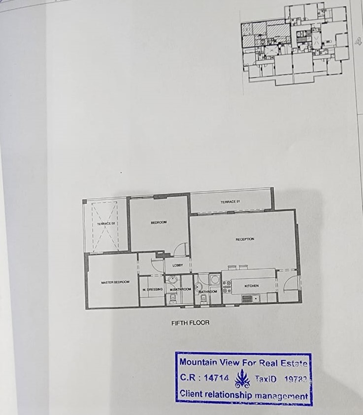 Floor plan for duplex at Mountain View ICity New Cairo