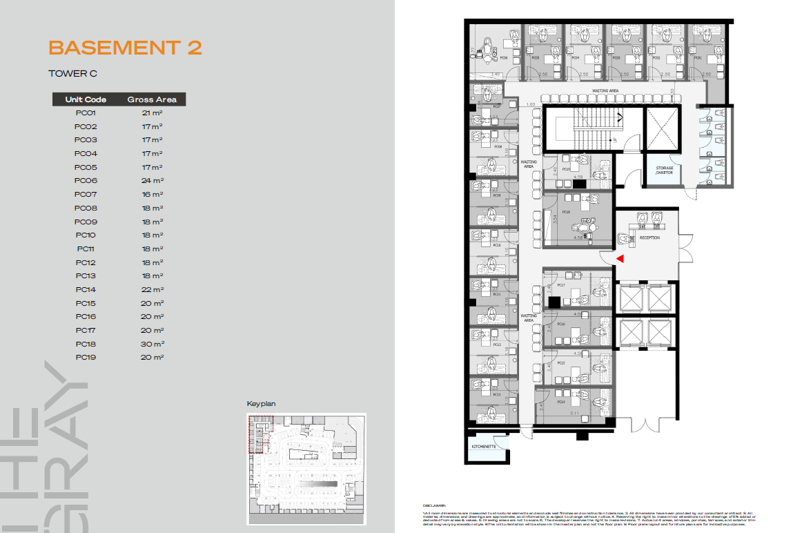 Floor plan for  at The Gray