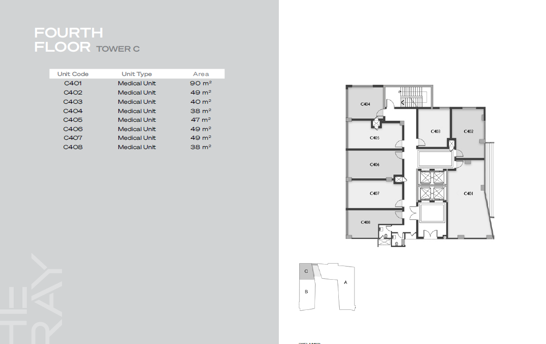 Floor plan for  at The Gray