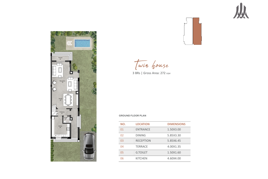 Floor plan for  at Rosevil