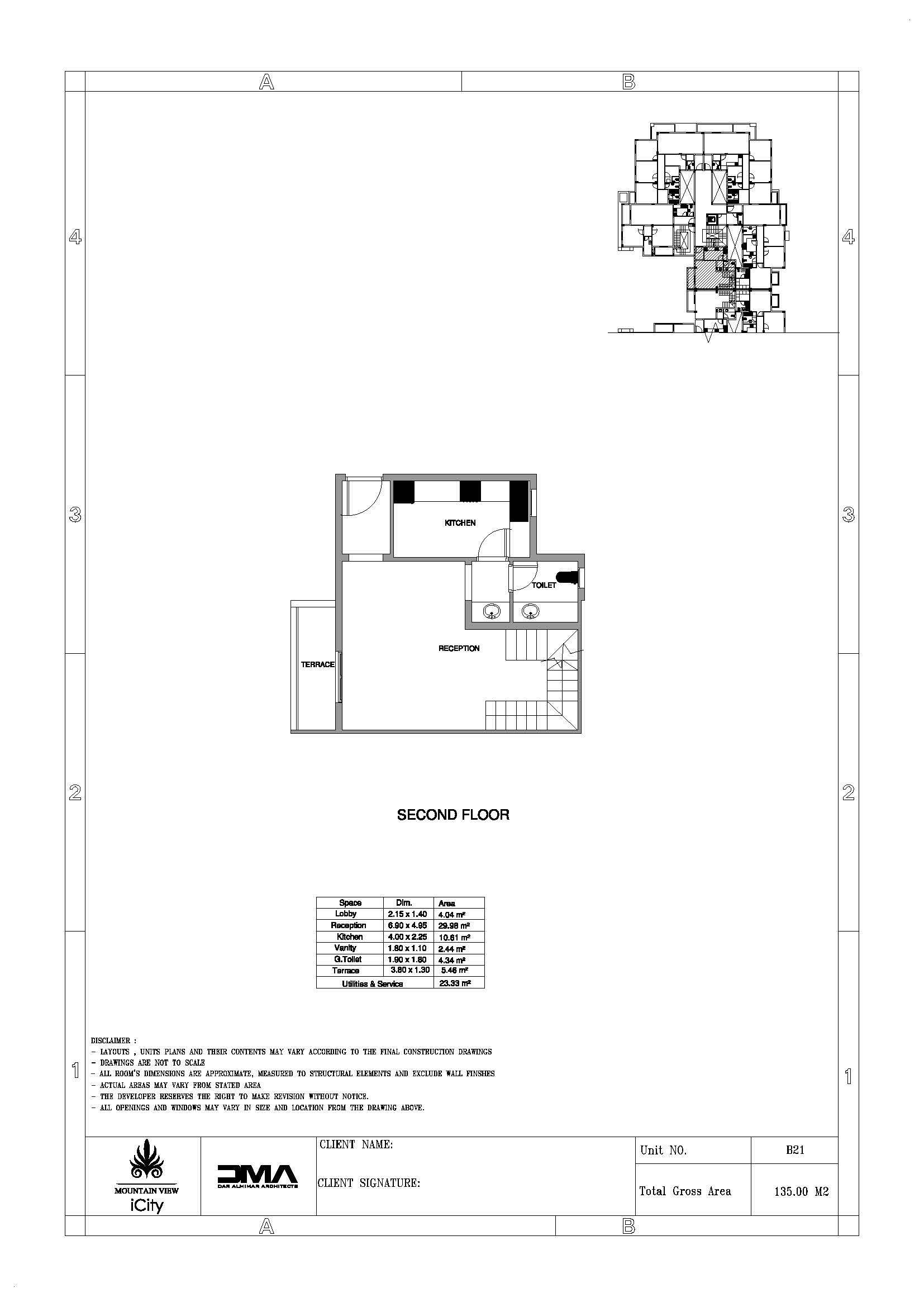 Floor plan for  at Mountain View ICity New Cairo