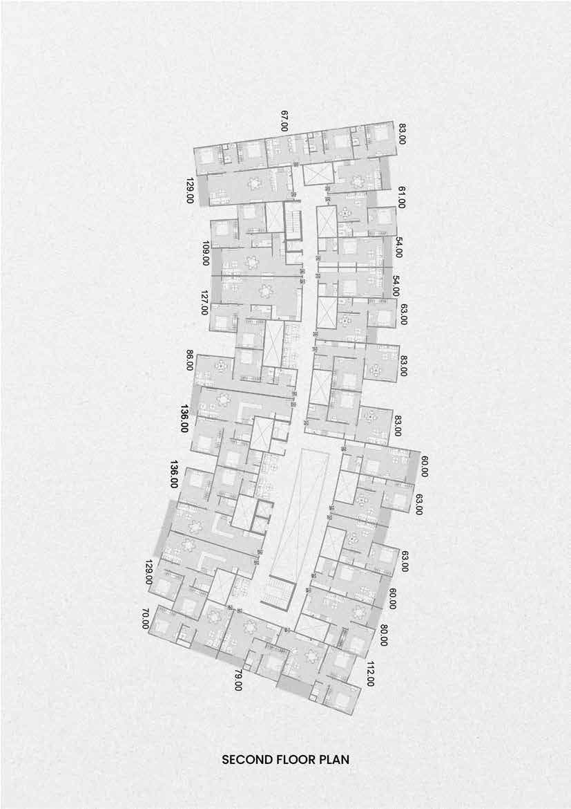 Floor plan for studio at Crowne Residence