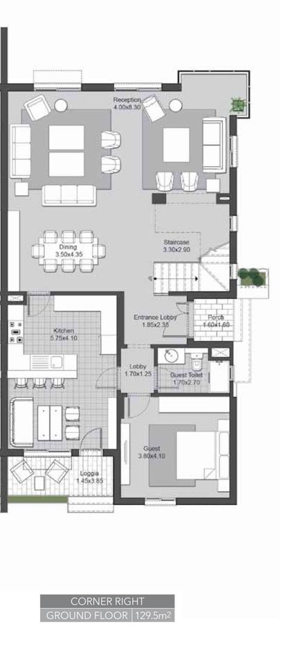 Floor plan for  at Villette
