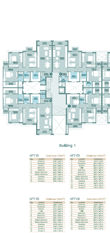 Floor plan for apartment at Regent's Square