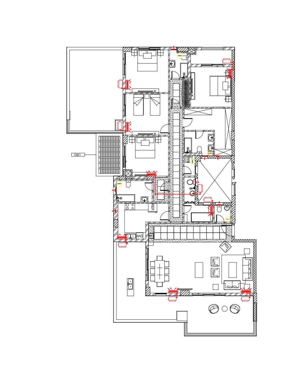 Floor plan for apartment at Swanlake Residences