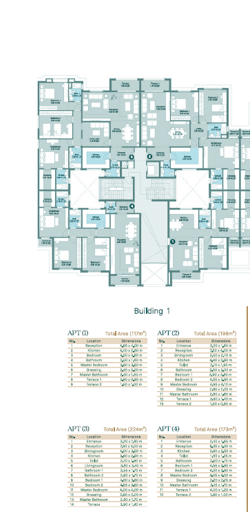 Floor plan for apartment at Regent's Square