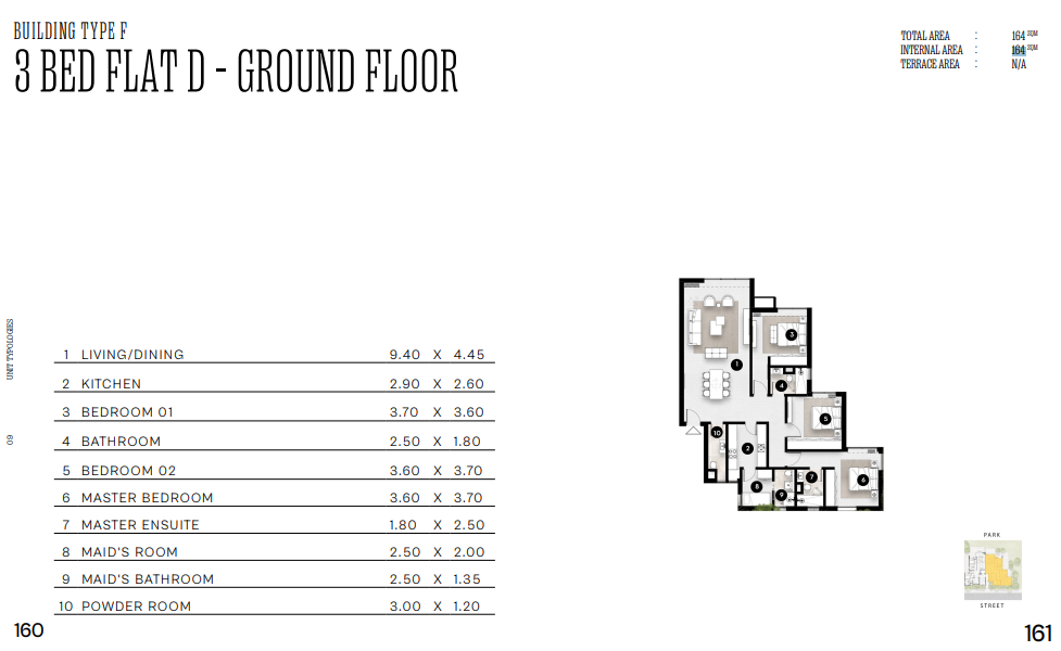 Floor plan for apartment at Solana