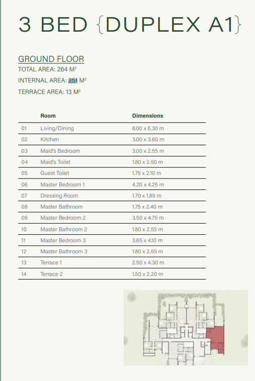 Floor plan for duplex at ZED East