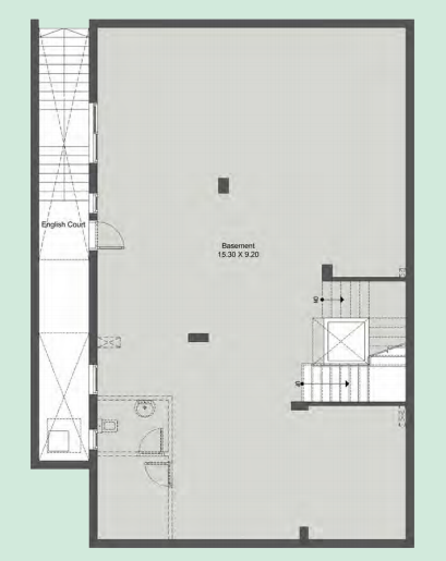 Floor plan for villa at Villette
