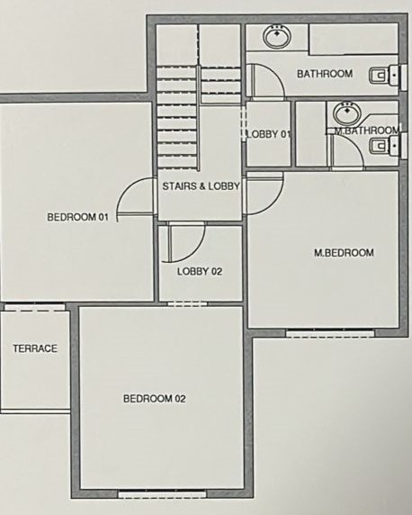 Floor plan for duplex at Mountain View iCity October