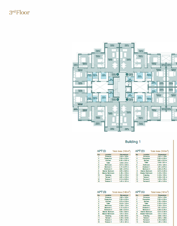 Floor plan for apartment at Regent's Square