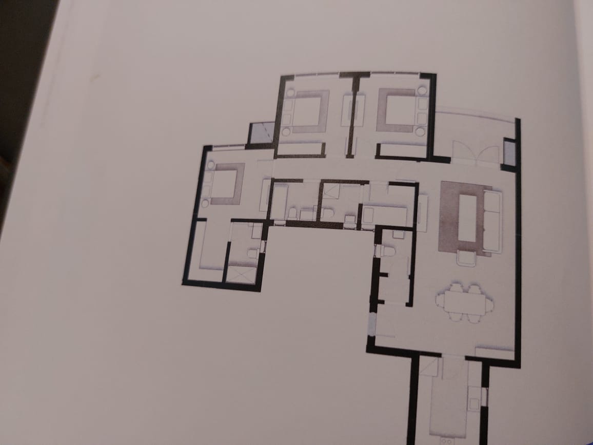 Floor plan for apartment at ZED