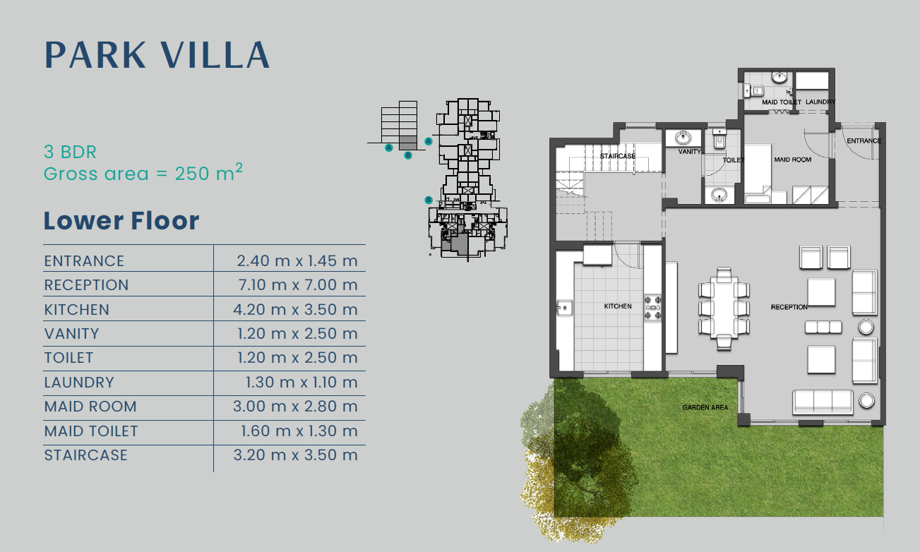 Floor plan for villa at Mountain View iCity October