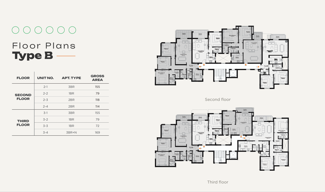 Floor plan for apartment at O West Orascom