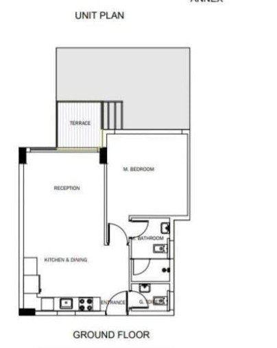 Floor plan for apartment at Leaves