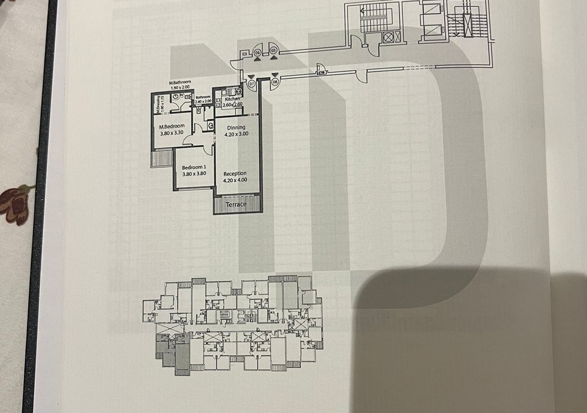 Floor plan for apartment at Avelin