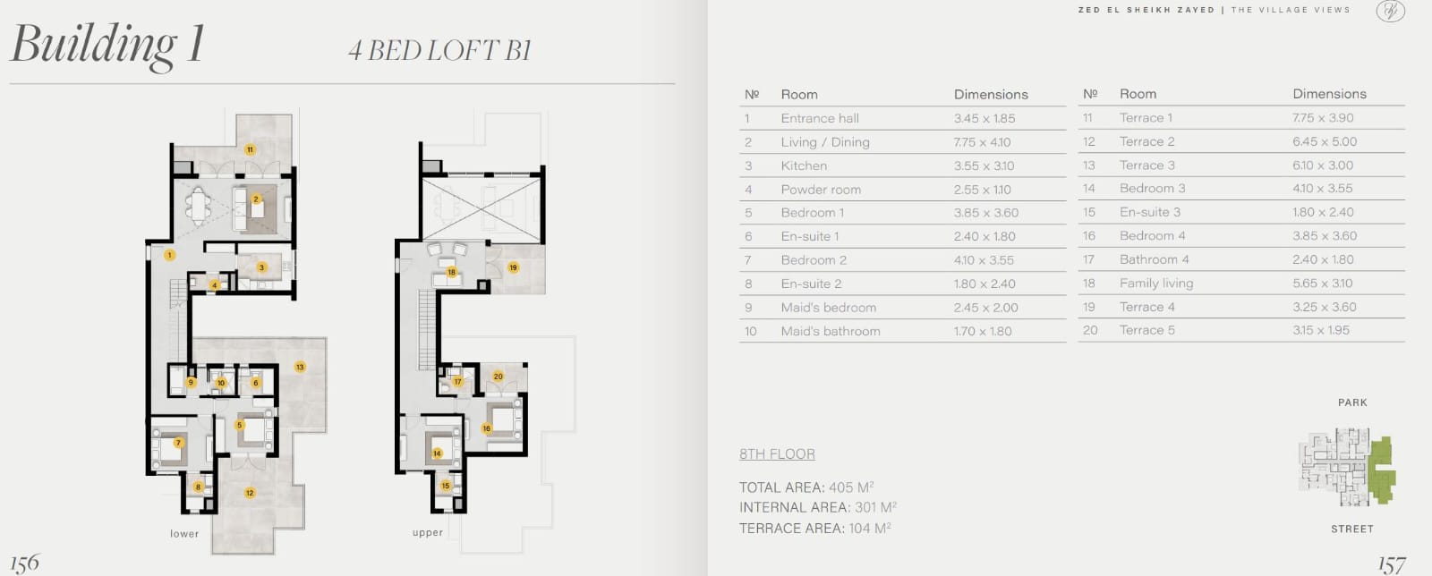 Floor plan for duplex at ZED