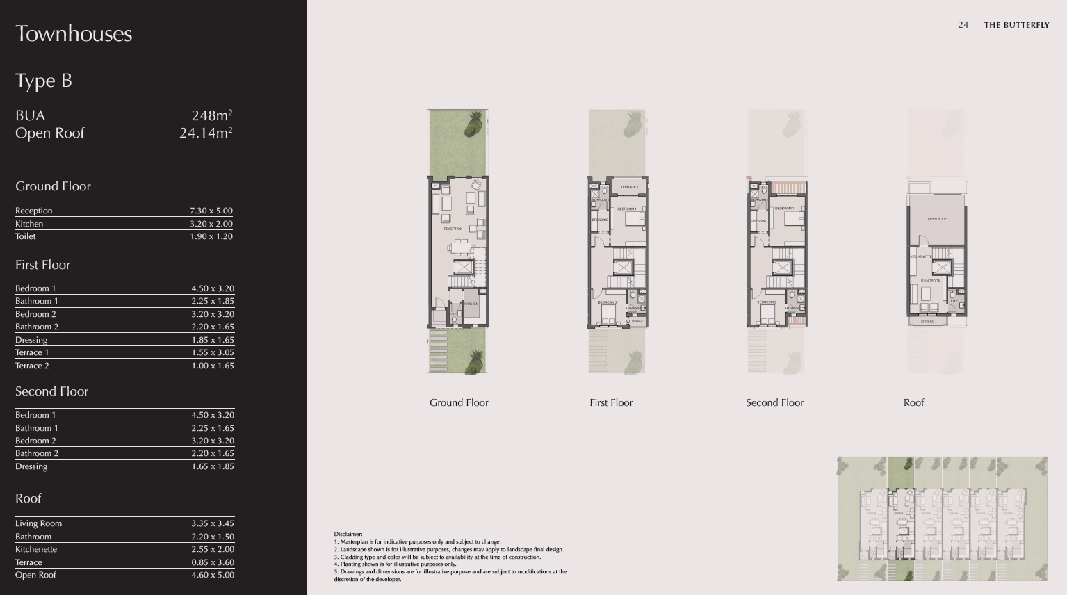 Floor plan for duplex at The Butterfly