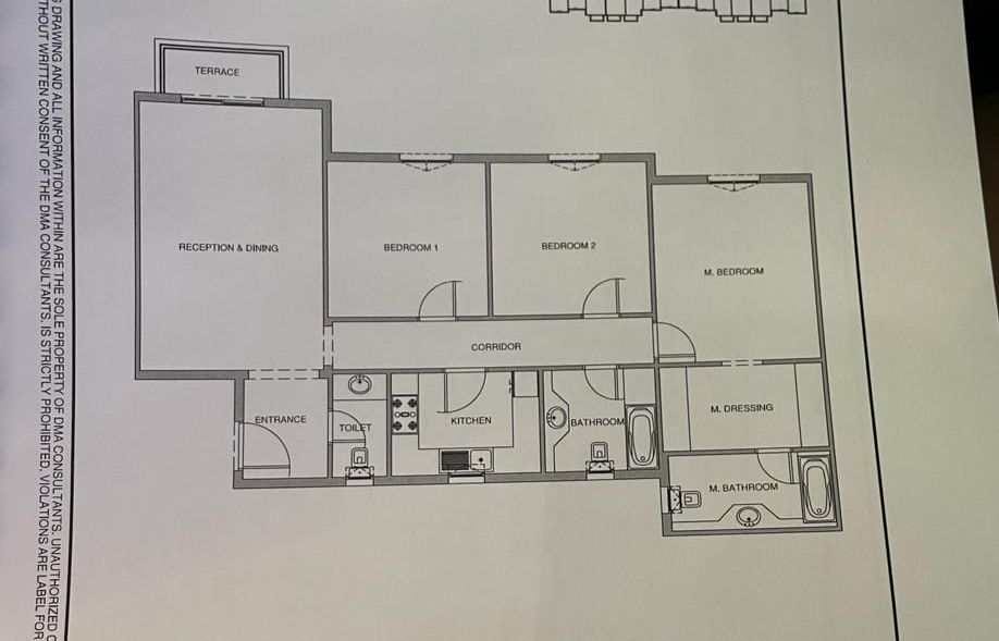 Floor plan for apartment at Aliva Mountain View Mostakbal City
