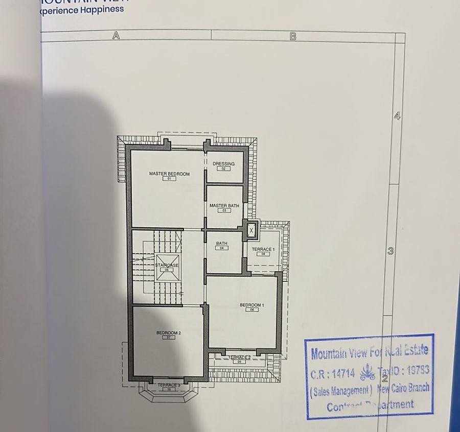 Floor plan for villa at Mountain View Chillout Park
