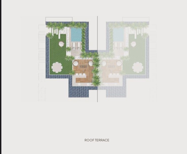 Floor plan for duplex at Kings Way