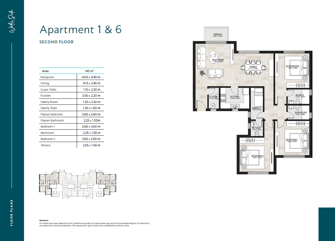Floor plan for apartment at Garden Lakes