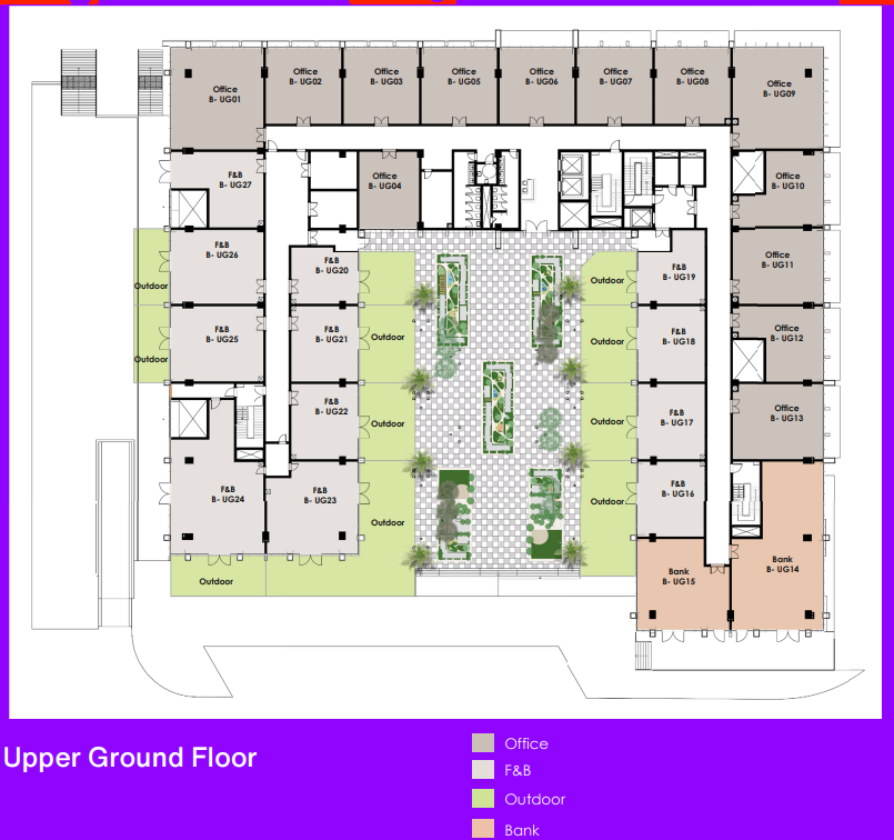 Floor plan for  at Palmet - New Cairo