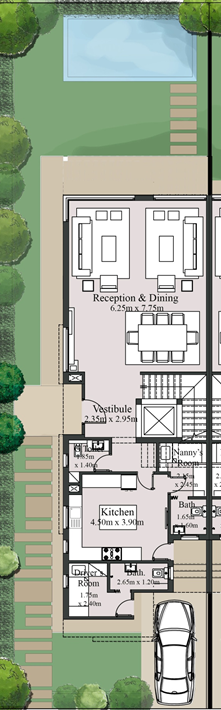 Floor plan for  at Palm Hills New Cairo