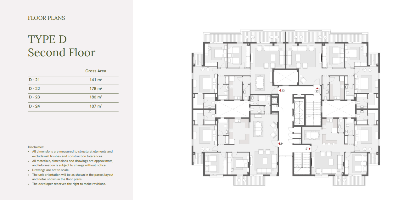 Floor plan for apartment at One33