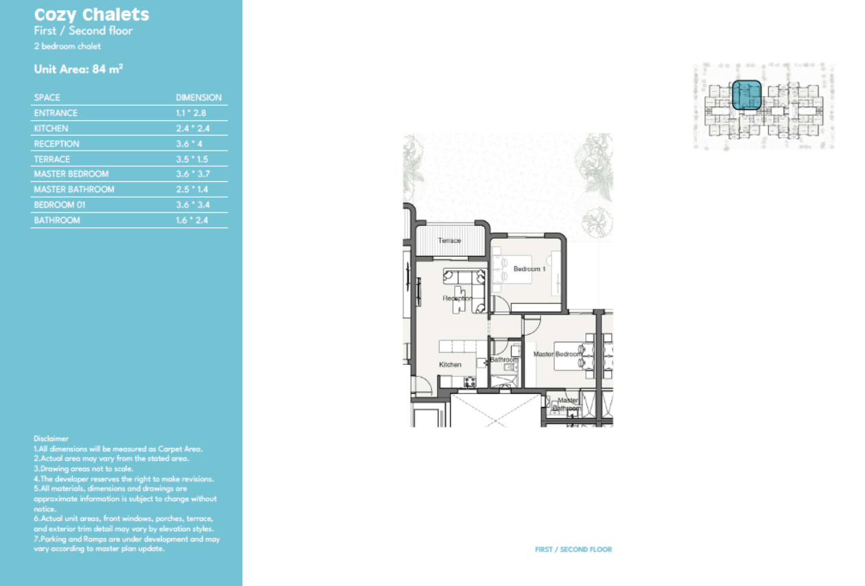 Floor plan for apartment at Summer