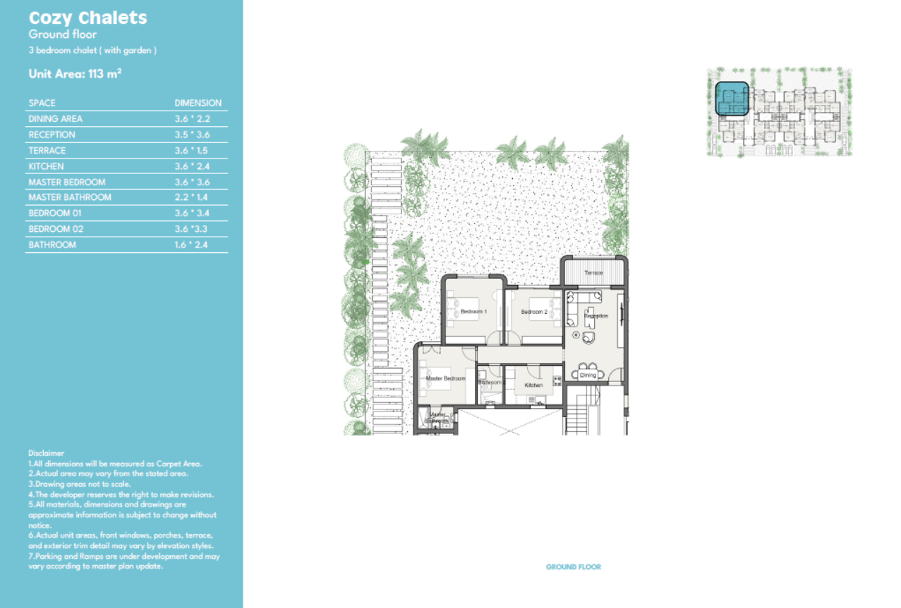 Floor plan for apartment at Summer