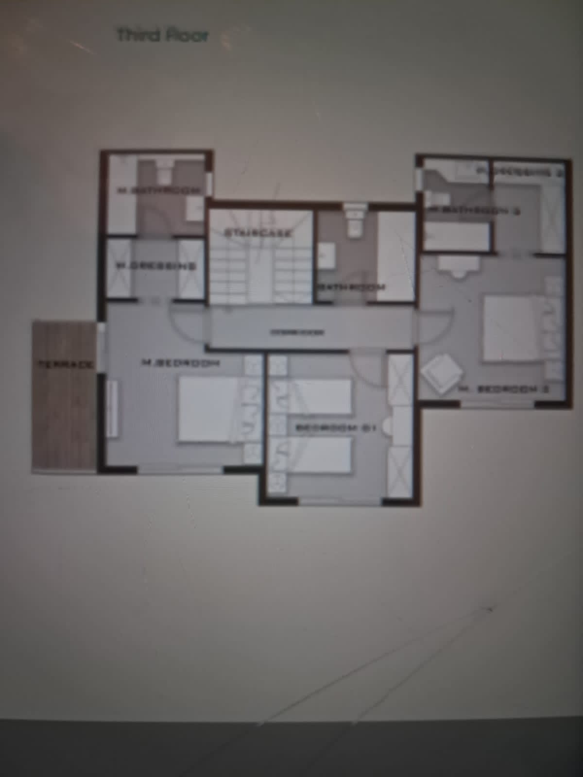 Floor plan for duplex at Aliva Mountain View Mostakbal City