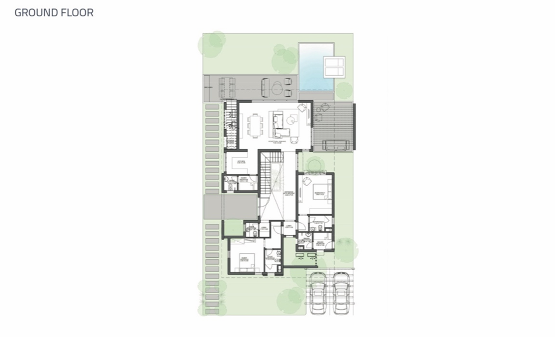Floor plan for villa at Saada North Coast