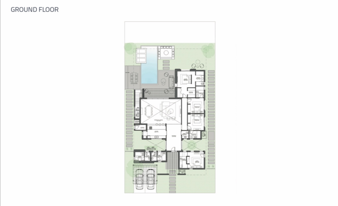 Floor plan for villa at Saada North Coast