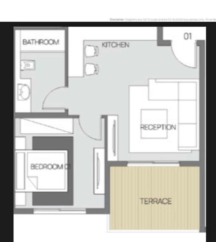 Floor plan for chalet at Safia - Ras El Hekma