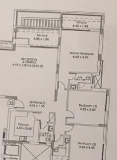 Floor plan for apartment at Capital Gardens