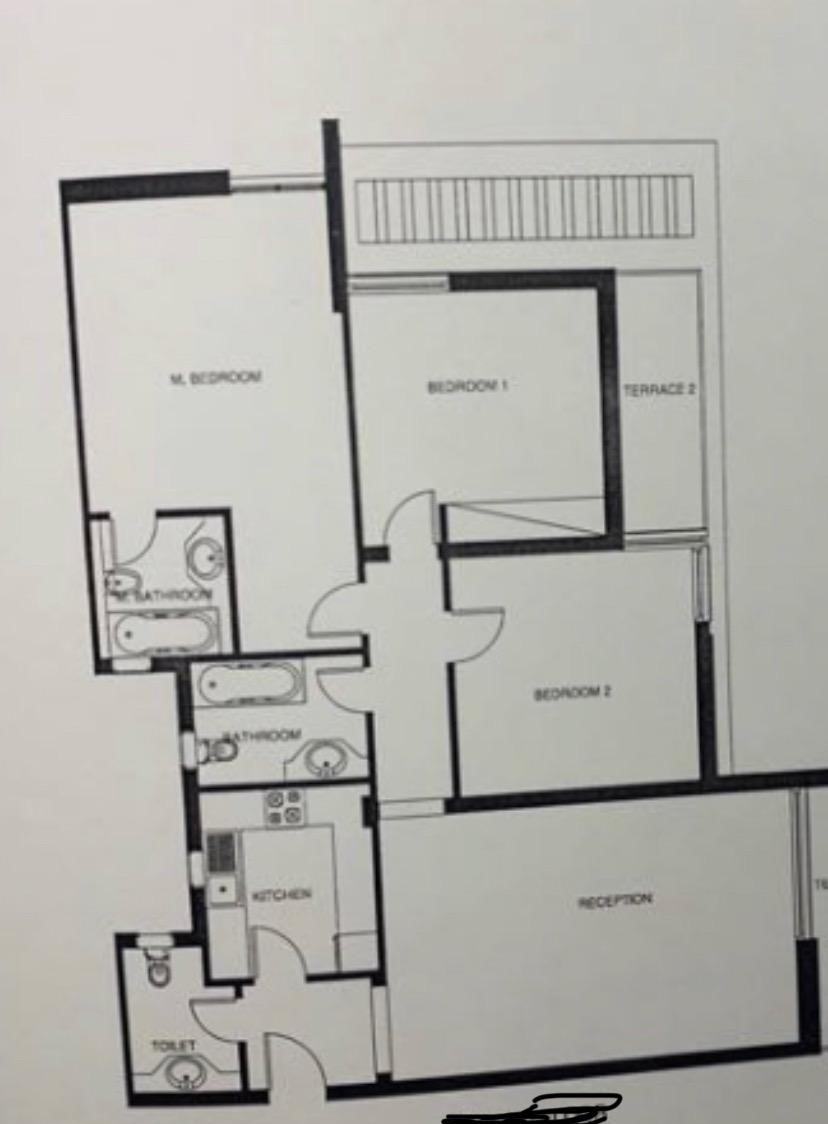 Floor plan for apartment at Mountain View ICity New Cairo