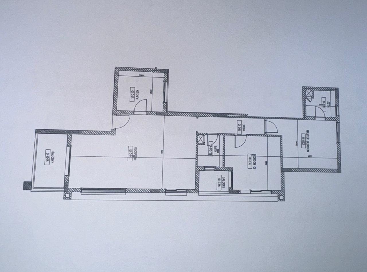 Floor plan for apartment at W signature