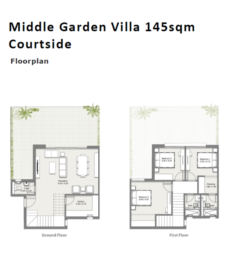 Floor plan for duplex at At East