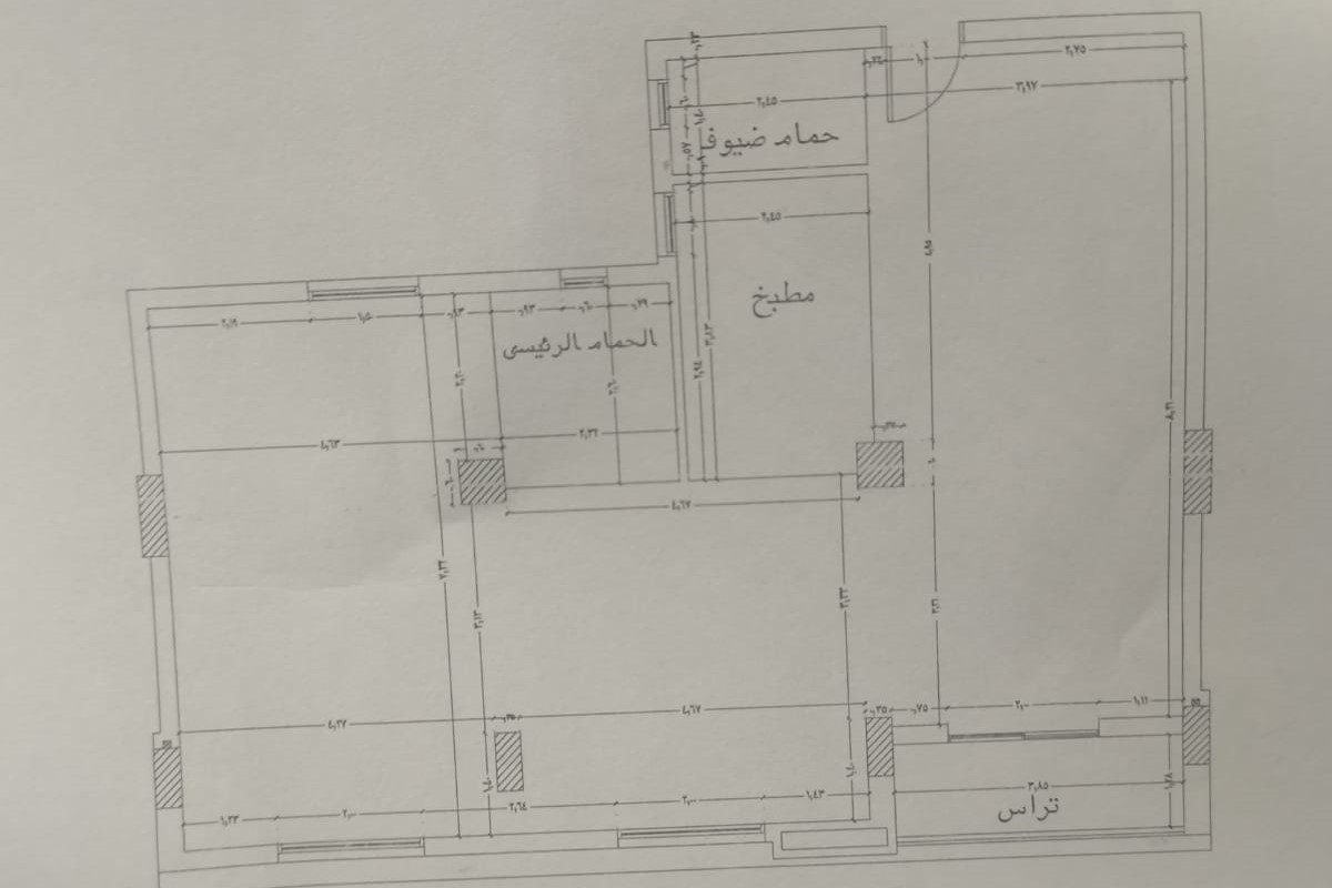 Floor plan for apartment at Capital Heights 1