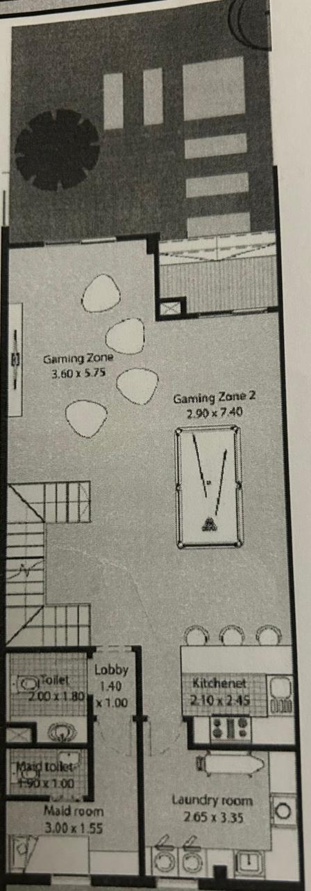 Floor plan for townhouse at Beta Greens