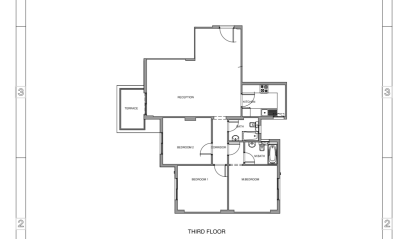 Floor plan for apartment at Mountain View iCity October