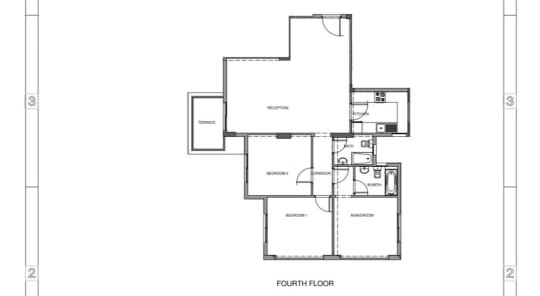 Floor plan for apartment at Mountain View iCity October