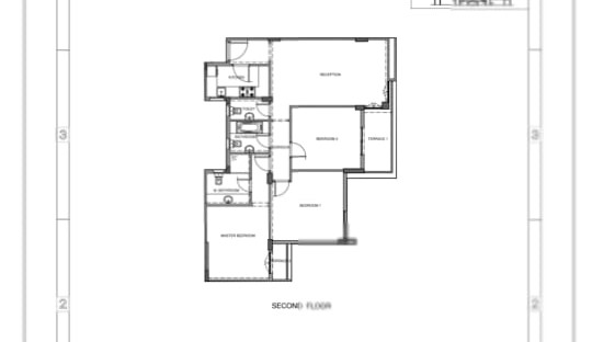 Floor plan for apartment at Mountain View iCity October