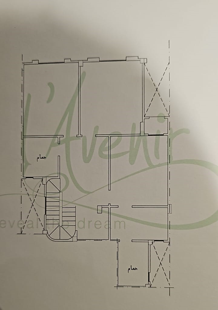 Floor plan for duplex at L’Avenir