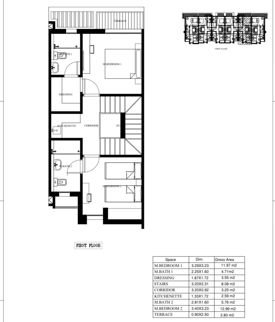 Floor plan for townhouse at LVLS Mountain View
