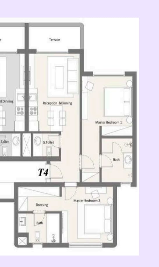 Floor plan for chalet at Hacienda Waters