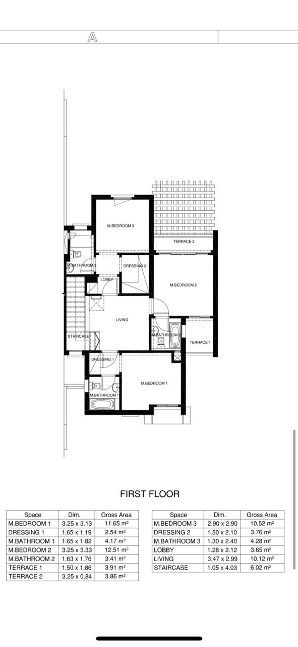 Floor plan for  at Mountain View Ras El Hekma